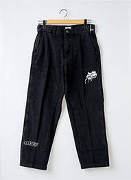 Jeans coupe droite noir OBEY homme