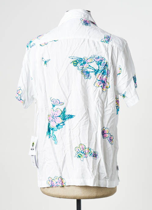 Chemise manches courtes blanc OBEY pour homme