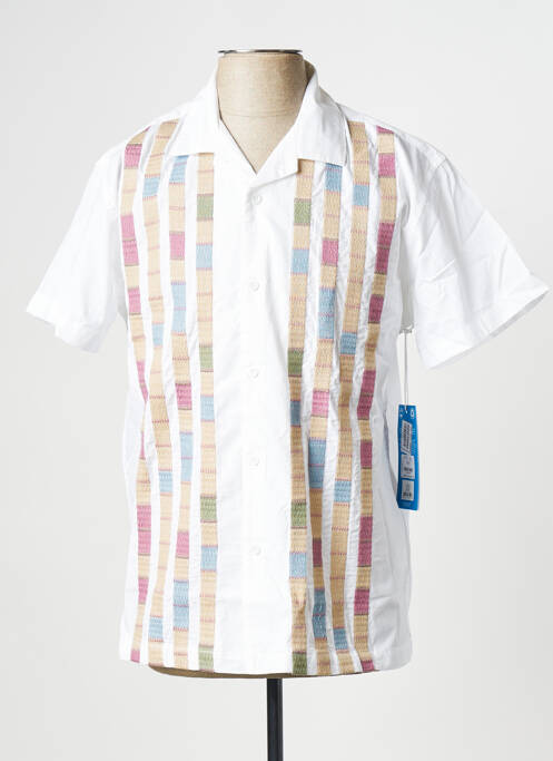 Chemise manches courtes blanc OBEY pour homme