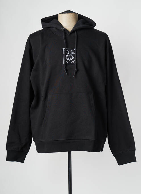 Sweat-shirt noir OBEY pour homme