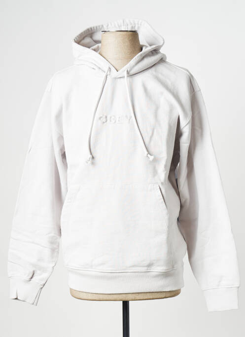 Sweat-shirt blanc OBEY pour homme