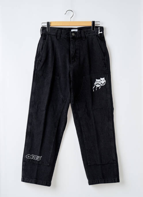 Jeans coupe droite noir OBEY pour homme