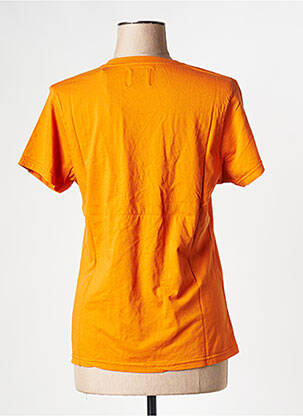 T-shirt col rond orange COLORFUL STANDARD femme