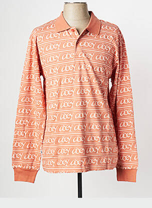 Polo orange OBEY homme