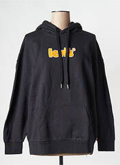 Sweat-shirt à capuche noir LEVIS pour femme seconde vue
