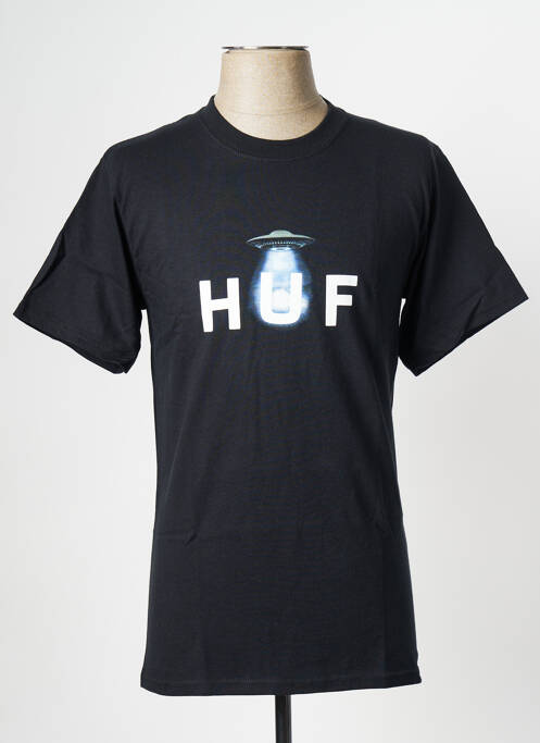 T-shirt noir HUF pour unisexe