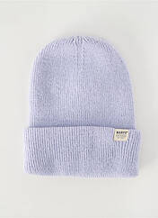 Bonnet violet BARTS pour unisexe seconde vue