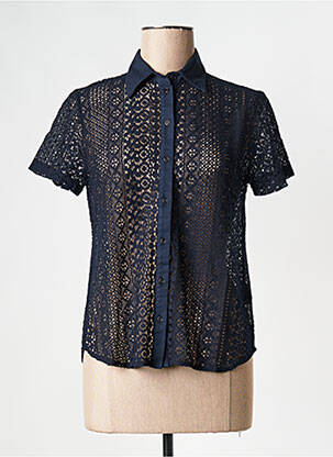 Chemisier bleu LA FEE MARABOUTEE femme