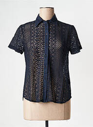 Chemisier bleu LA FEE MARABOUTEE femme