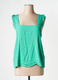 Débardeur vert ICHI femme