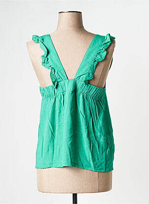 Débardeur vert ICHI femme