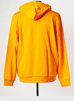 Sweat-shirt à capuche col rond orange FILA homme