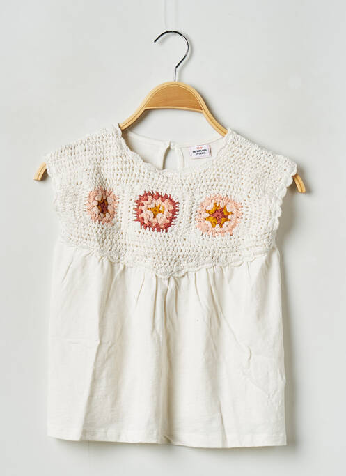 T-shirt blanc TAPE &#192; L&#39;OEIL pour fille