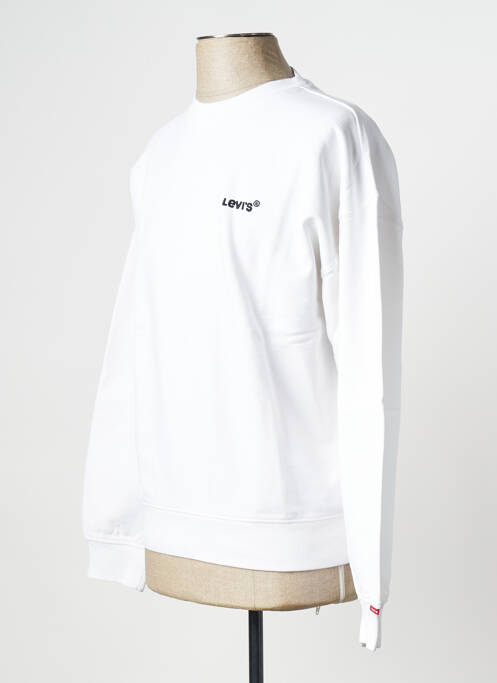 Sweat-shirt blanc LEVIS pour homme