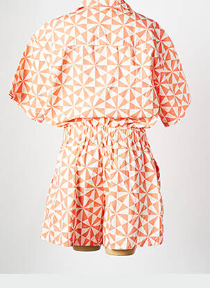 Combishort col v orange LEVIS femme