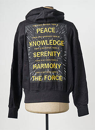 Sweat-shirt à capuche col rond noir ELEMENT homme