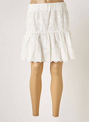 Mini-jupe blanc Y.A.S femme