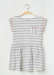 Robe mi-longue blanc PETIT BATEAU pour fille seconde vue
