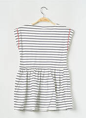 Robe mi-longue blanc PETIT BATEAU pour fille seconde vue