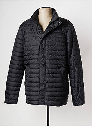 Blouson col col montant noir GEOX homme