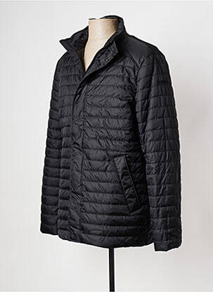 Blouson col col montant noir GEOX homme