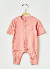 Combi-pantalon rose PETIT BATEAU pour fille seconde vue