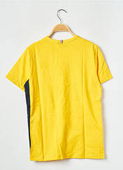 T-shirt jaune LE COQ SPORTIF pour garçon seconde vue