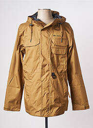 Imperméable col col montant marron COLUMBIA homme
