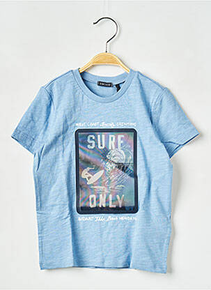T-shirt bleu IKKS JUNIOR pour garçon