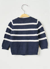 Gilet manches longues noir PETIT BATEAU pour garçon seconde vue