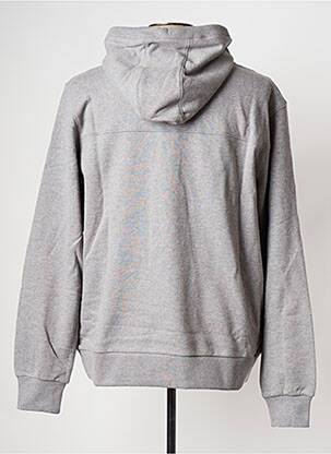Sweat-shirt à capuche col rond gris CALVIN KLEIN homme
