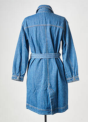 Robe courte col v bleu I.CODE (By IKKS) femme