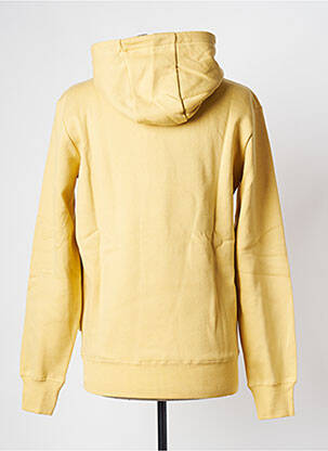 Sweat-shirt à capuche col rond jaune QUIKSILVER homme