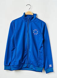 Veste casual col col montant bleu ADIDAS enfant