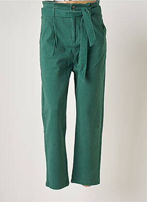 Pantalon droit vert GRACE & MILA femme