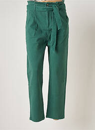 Pantalon droit vert GRACE & MILA femme