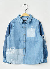 Chemise manches longues bleu IKKS JUNIOR pour garçon seconde vue