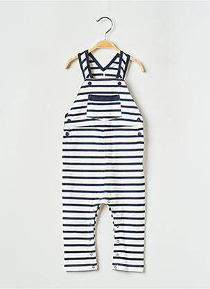 Salopette blanc PETIT BATEAU pour garçon