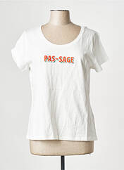 T-shirt blanc I.CODE (By IKKS) pour femme seconde vue