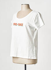 T-shirt blanc I.CODE (By IKKS) pour femme seconde vue