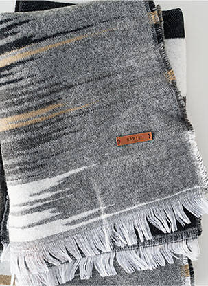 Echarpe gris BARTS unisexe