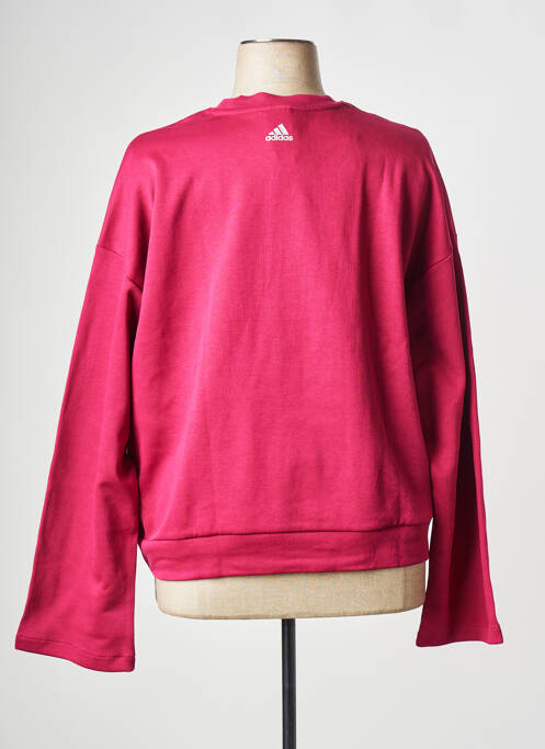 Sweat-shirt rouge ADIDAS pour femme
