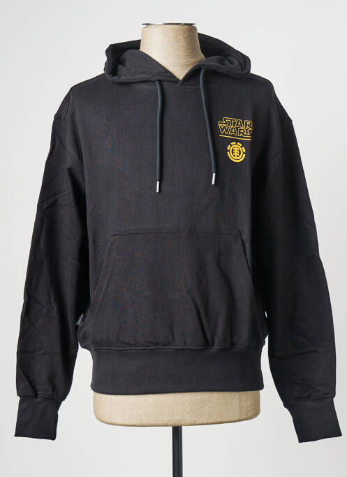 Sweat-shirt à capuche noir ELEMENT pour homme