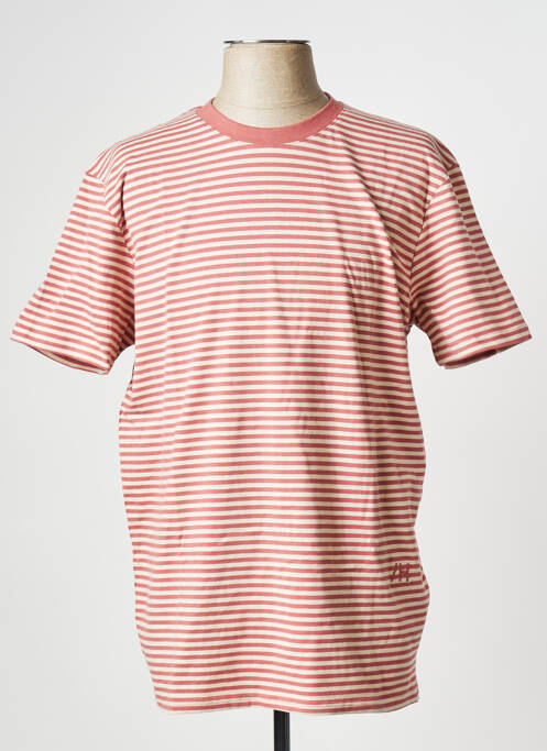 T-shirt rouge SELECTED pour homme