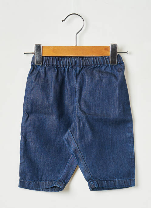 Jeans coupe droite bleu PETIT BATEAU pour fille