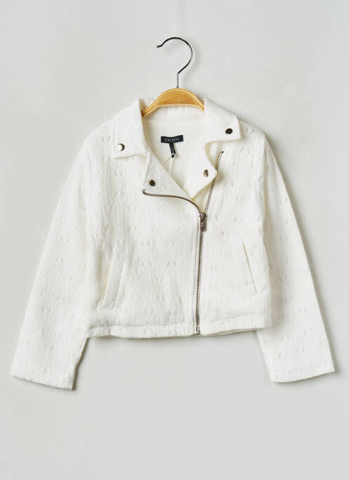 Veste casual blanc IKKS JUNIOR pour fille