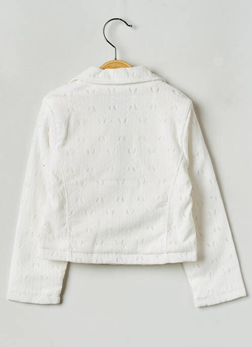 Veste casual blanc IKKS JUNIOR pour fille