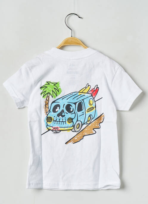 T-shirt blanc VANS pour garçon