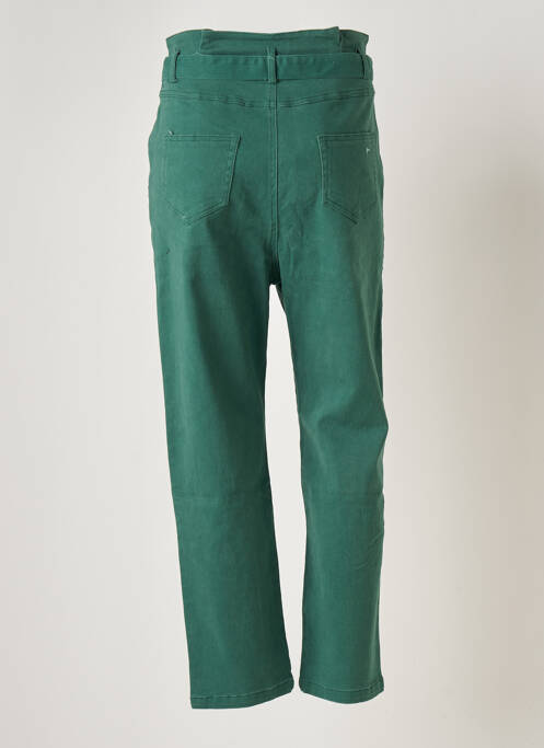 Pantalon droit vert GRACE & MILA pour femme