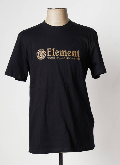T-shirt noir ELEMENT pour homme